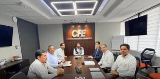Alcalde Carlos Peña Ortiz, sostuvo una importante reunión con representantes de la CFE