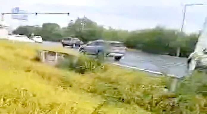 Accidente vial deja cuantiosos daños materiales