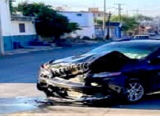 Accidentes viales dejan caos y daños materiales