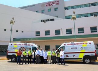 Entregaron ambulancia al CRUM de la zona sur de Tamaulipas