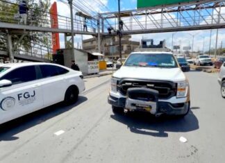 Muere persona en la vía pública en el boulevard Hidalgo