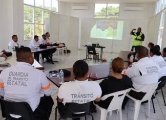 Recibe Tránsito Estatal capacitación sobre el manejo de materiales peligrosos