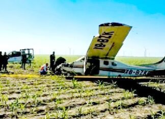 Una persona muerta y dos lesionadas dejo un presunto accidente de una avioneta