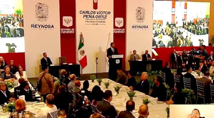 Alcalde Carlos Peña Ortiz, rindió su informe de gobierno a ciudadanos