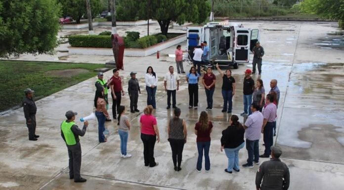 Participan CEDES en Simulacro Nacional 2025