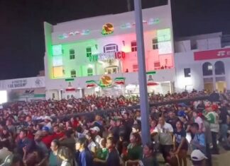 Saldo blanco la noche del grito de independencia y desfile cívico-militar