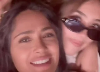 Complicidad y rock: Salma Hayek y su hija Valentina Paloma, disfrutan un épico concierto de Oasis