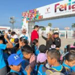 Llevan a niños y niñas de escuelas primarias a disfrutar de la Feria Tamaulipas