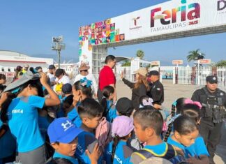 Llevan a niños y niñas de escuelas primarias a disfrutar de la Feria Tamaulipas