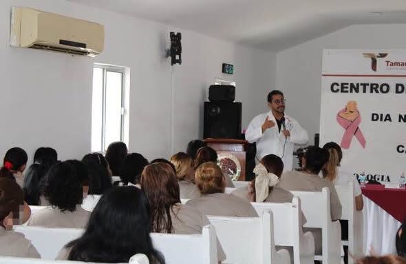 Promueve CEDES Victoria detección temprana del cáncer de mama en mujeres PPLs