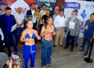 Alcalde presente en la Ceremonia de Pesaje de pugilistas