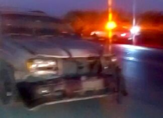 Chocan en el tétrico “Viaducto de la Muerte” dejando lesionaos y daños