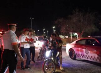 Tránsito Estatal y Cruz Roja refuerzan acciones preventivas para motociclistas