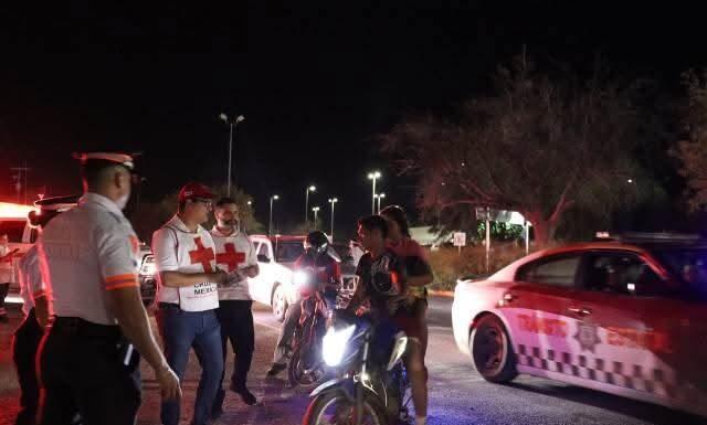 Tránsito Estatal y Cruz Roja refuerzan acciones preventivas para motociclistas