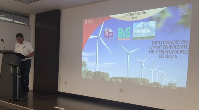 Fortalecen capacitación de especialistas en energía eólica