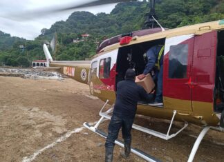 Envían apoyo a población afectada por lluvias en Veracruz