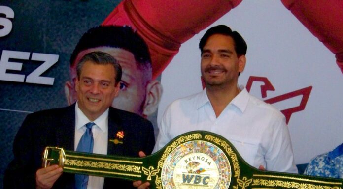 Todo listo para la presentación de gran cartelera por el Campeonato de Boxeo y la pelea por el Cinturon Reynosa