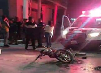 Accidente deja un lesionado, daños materiales y caos vehicular