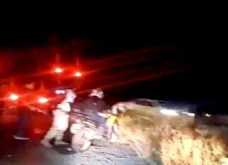 Accidente vial deja dos personas lesionadas en el tenebroso Viaducto de la Muerte