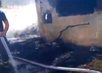 Bomberos sofocan incendio en predio abandonado dejando daños materiales