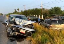 Chocan en la Ribereña dejando lesionados y daños materiales