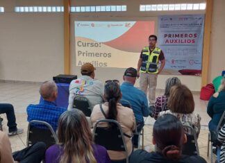 Realizan capacitación de primeros auxilios