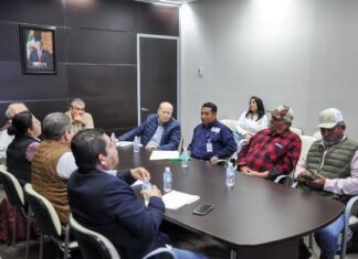 Refuerza Recursos Hidráulicos trabajos de tecnificación en el Distrito de Riego 086