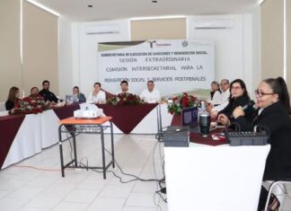 CelebraN sesión extraordinaria de la Comisión Intersecretarial para la Reinserción Social y Servicios Post Penales