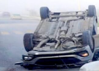 Accidente deja lesionados, daños y caos vial en San Valentín