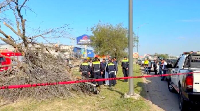 Muere persona en aparatoso accidente en carretera Reynosa-Río Bravo