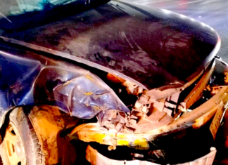 Se impactan unidades dejando cuantiosos daños materiales