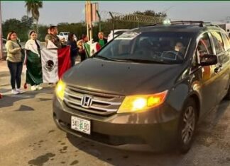 Arranca caravana de paisanos en carreteras de Tamaulipas