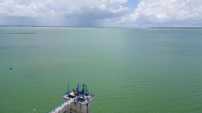 Desfogan Presa El Cuchillo para cumplir con adeudo de agua a Estados Unidos