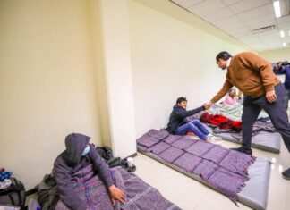 Constató Carlos Peña Ortiz atención del Albergue Temporal del Polideportivo Reynosa