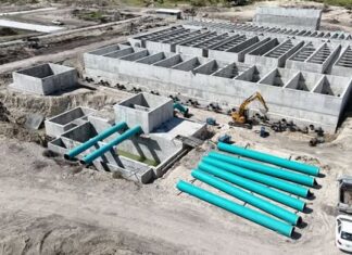 Avanza segunda fase de la Planta Potabilizadora en la Presa Vicente Guerrer