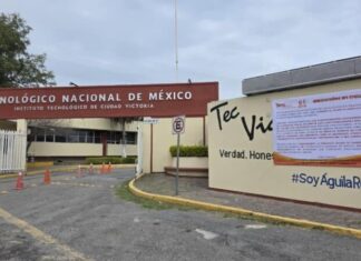 Delegación D-V-109 del IT Ciudad Victoria se suma a protesta nacional del SNTE Sección 61