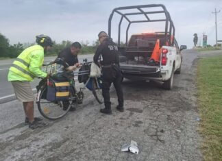 Aseguran ciclistas constatan seguridad y presencia policial en carreteras