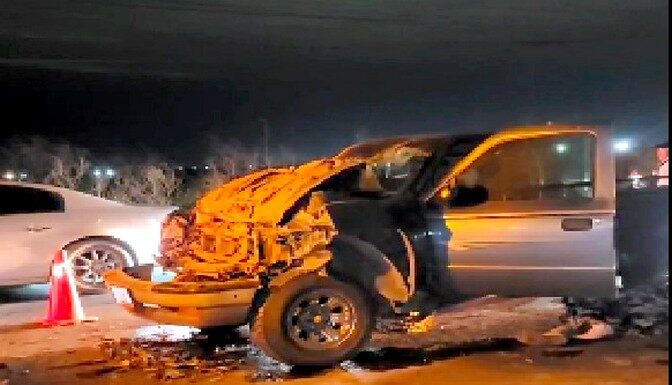 Accidente deja una persona lesionada y daños en carretera San Fernando-Reynosa