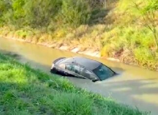 Cae unidad en dren desalinizador de aguas negras en la Ribereña