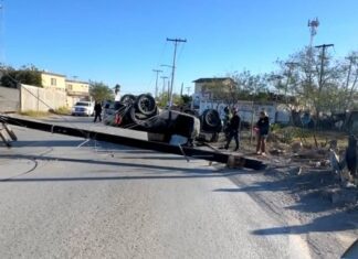 Accidente vial deja cuantiosos daños