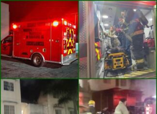 Mueren dos menores en incendio de vivienda