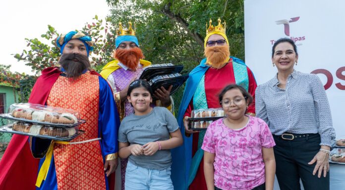 Familias Tampiqueñas disfrutan de la tradicional Rosca de Reyes