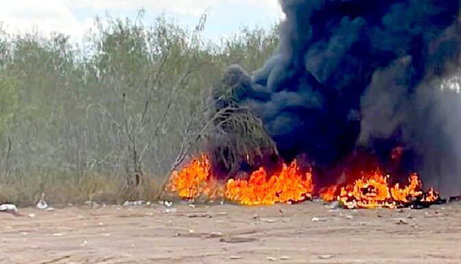 Incendio en pastizal deja daños y contaminación ambiental