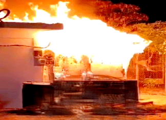 Incendio en viviendas deja dos lesionados y daños en Balcones de Alcalá