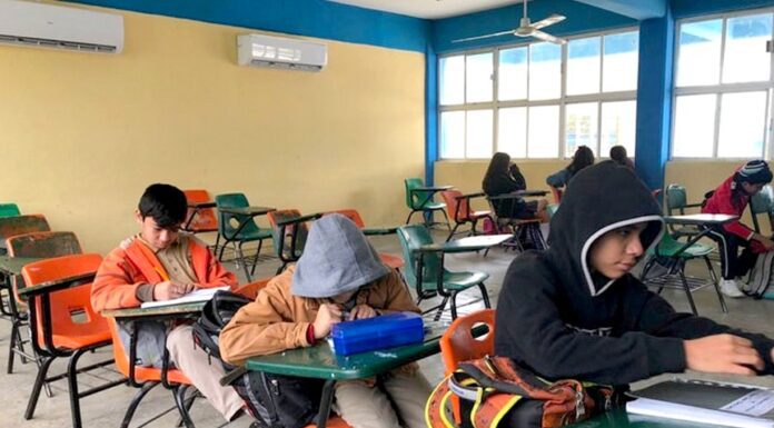 Suspenden clases ante temperaturas congelantes en Tamaulipas