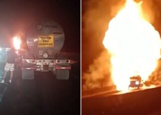 Surgen nuevos videos del momento exacto de la explosión de pipa de gas en la México-Querétaro