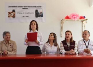 Reciben adolescentes en internamiento constancias tras concluir cursos impartidos por ITACE-ICAT