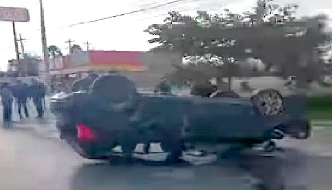 Accidente deja lesionados y daños en carretera Reynosa-Río Bravo