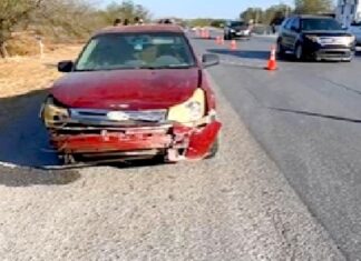Accidente en la Ribereña deja dos lesionados y daños materiales