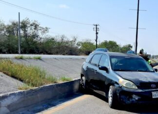 Chocan en la carretera Río Bravo-Reynosa dejando daños materiales